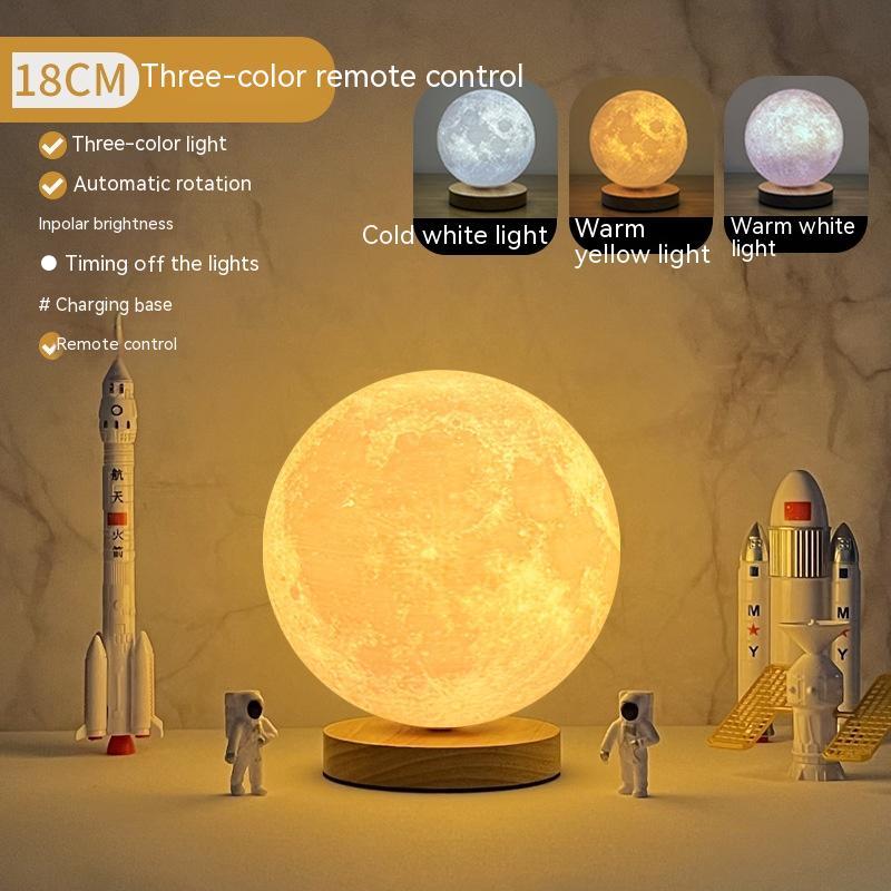 Bedroom Sleep Magnetic Rotating Moonlight Lamp