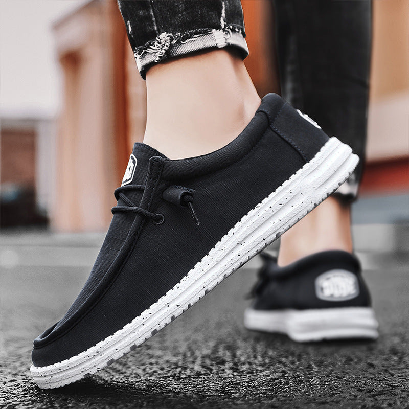Chaussures en toile pour hommes Chaussures de sport respirantes et décontractées