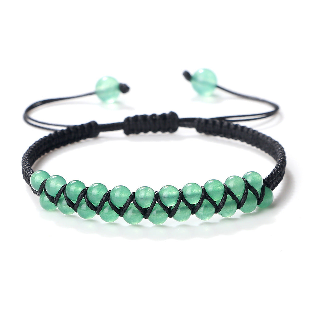 Bohemian Style Fashion Accessories Friendship Rope Bracelet Double Row Beads
