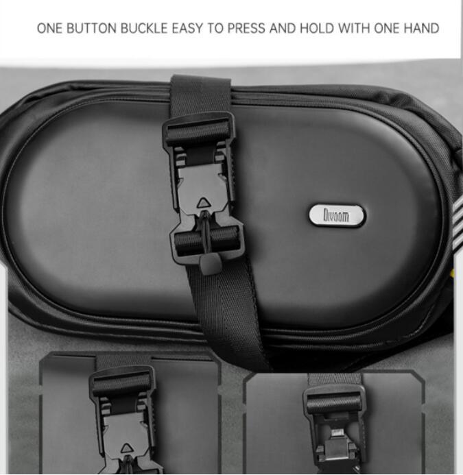 Bolso bandolera Pixel con un solo hombro para ciclismo con LED para hombre