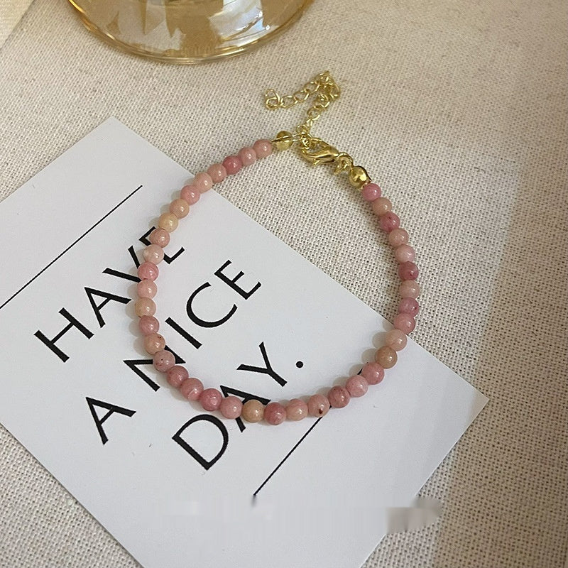 Bracelet coeur de perles de tempérament de mode pour femmes