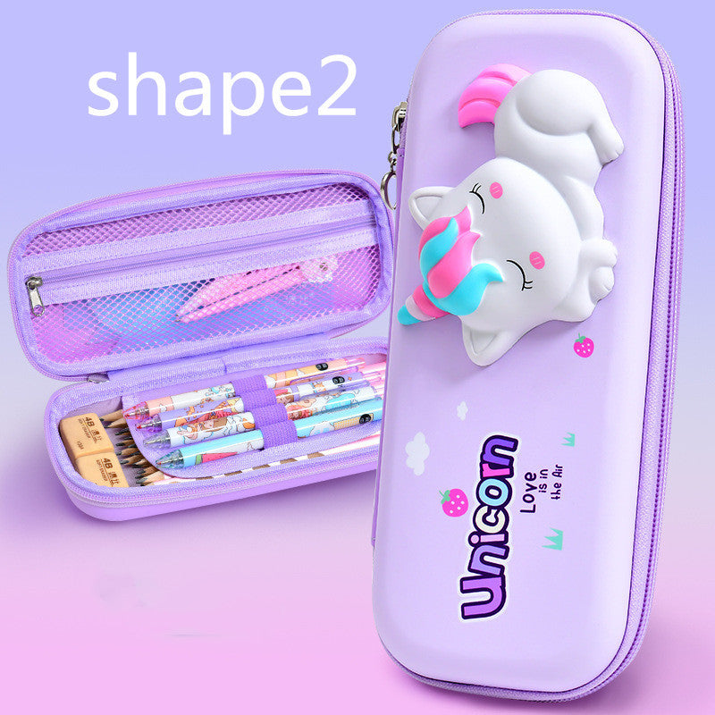 Trousse à crayons de décompression 3D multifonctionnelle de grande capacité