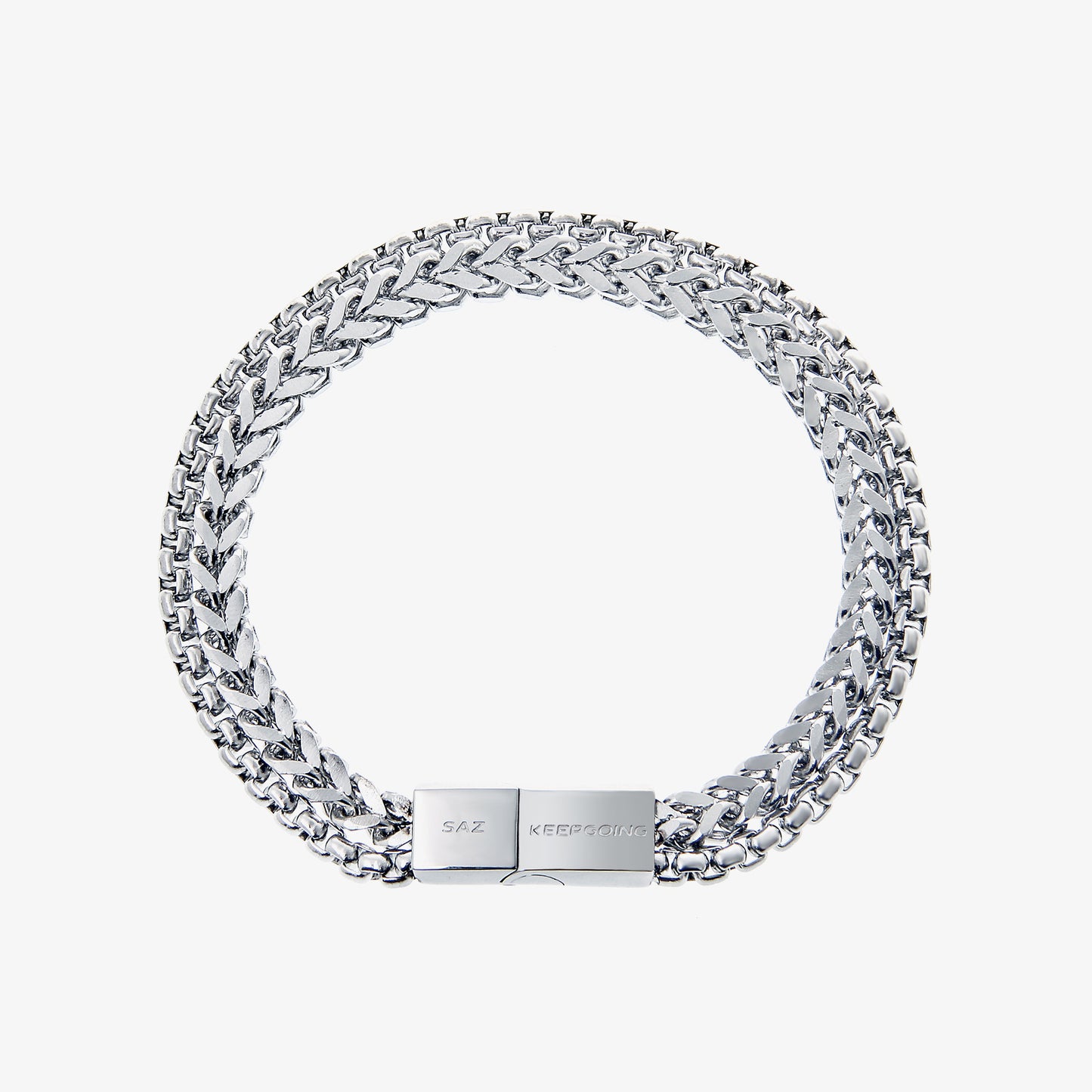 La pulsera minimalista de acero de titanio Hip Hop estilo Normcore no se desvanece
