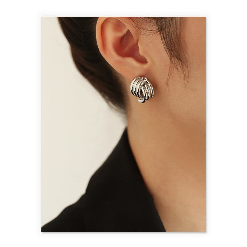 Clous d'oreilles en laiton plaqué or véritable, haute rétention de couleur