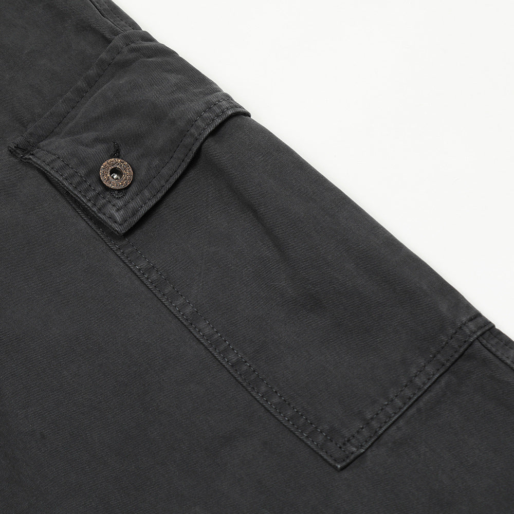 Men's Fashion Casual Straight Trousers Retro