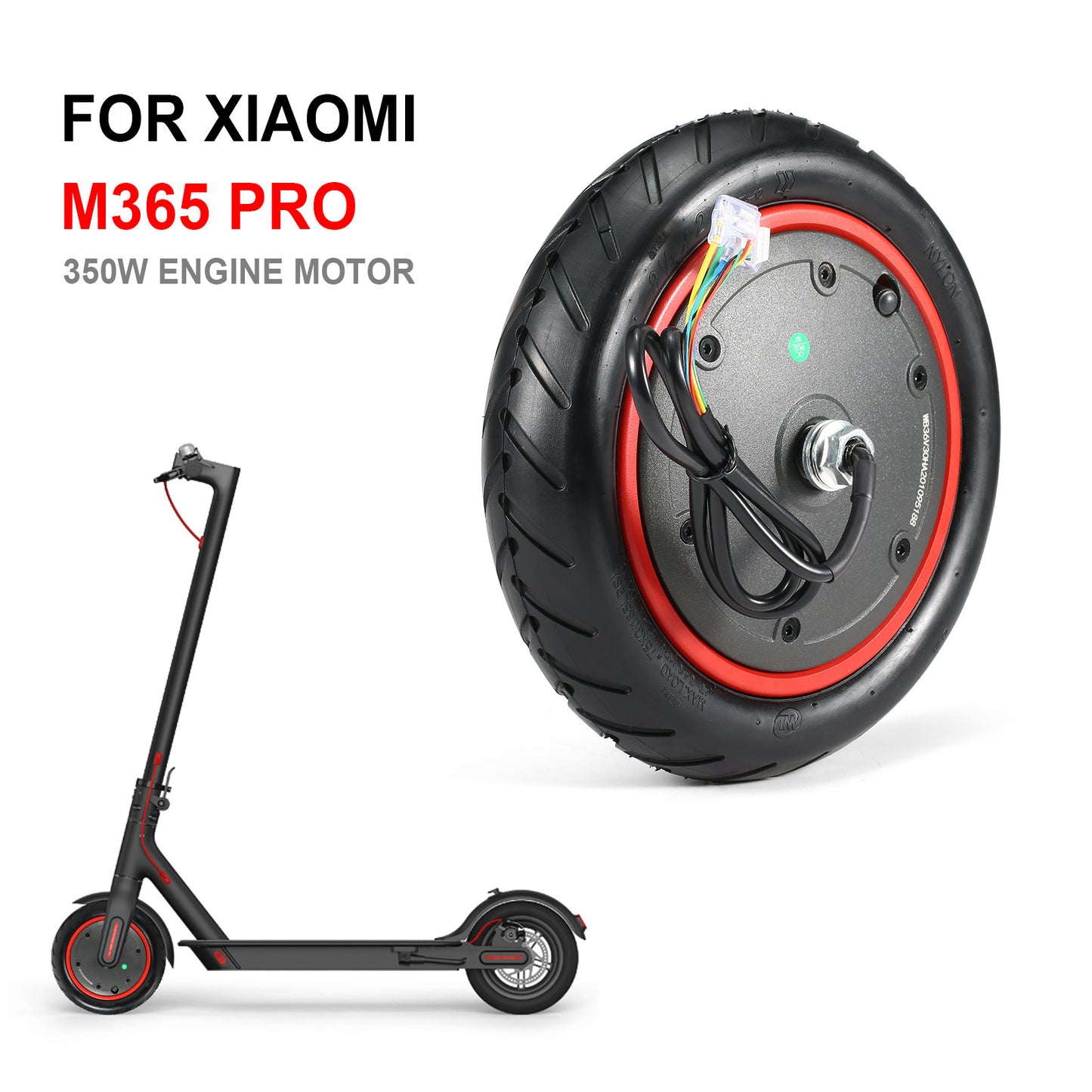 Adecuado para scooters eléctricos con motor de 8,5 pulgadas.