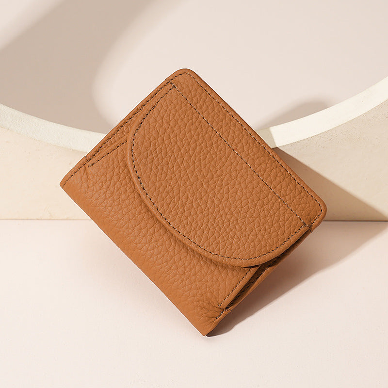 Monedero de piel para mujer estilo japonés