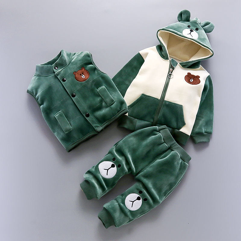 Ensemble trois pièces de vêtements pour bébé pour enfants et enfants