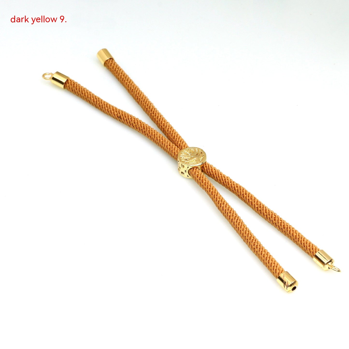 18K Bag Gold Buckle Color Retention 3MM Milan Bracelet Bracelet Adjustable Push-pull Semi-finished Product Accessories
