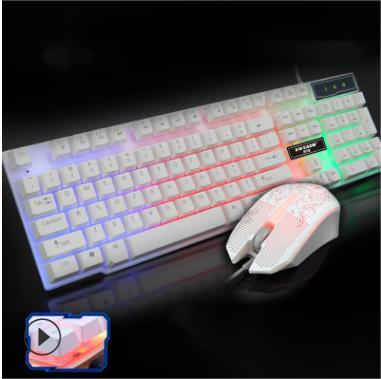 Kit de jeu lumineux clavier et souris USB