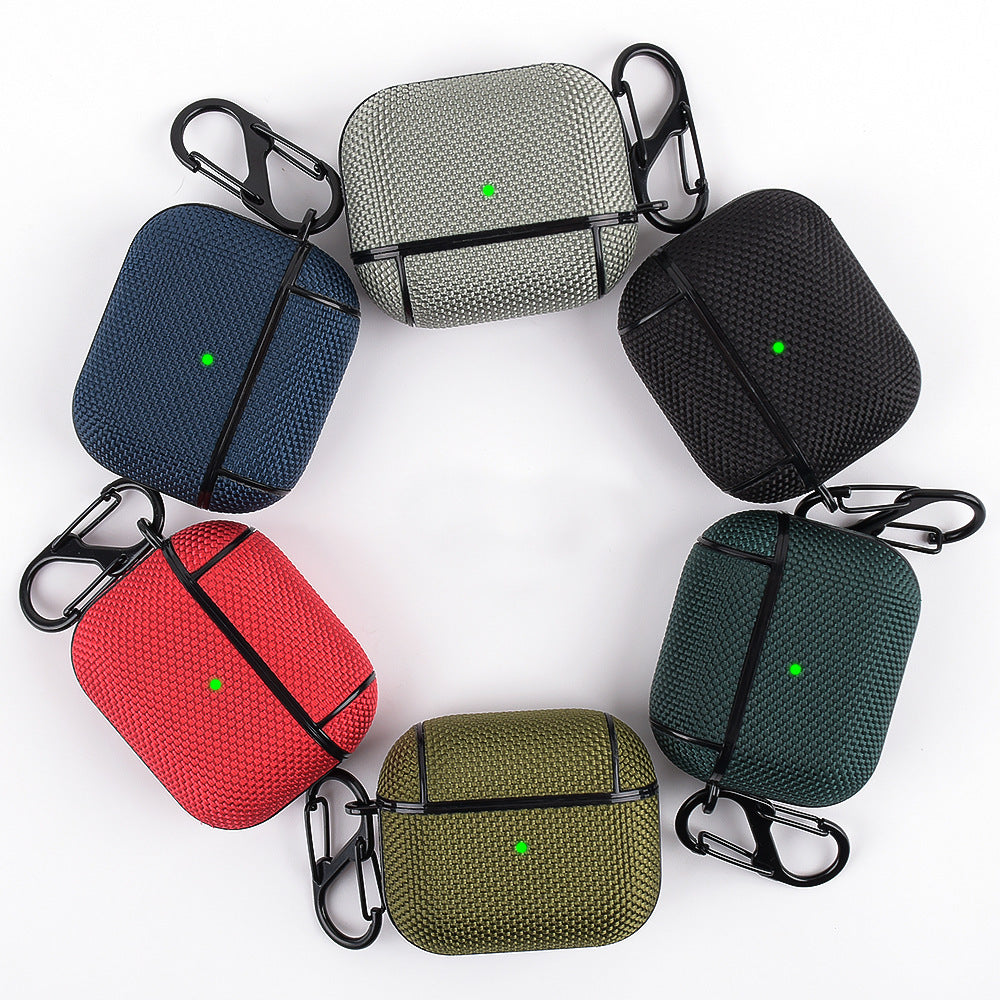 Funda protectora impermeable de nailon para auriculares Bluetooth, resistente a caídas