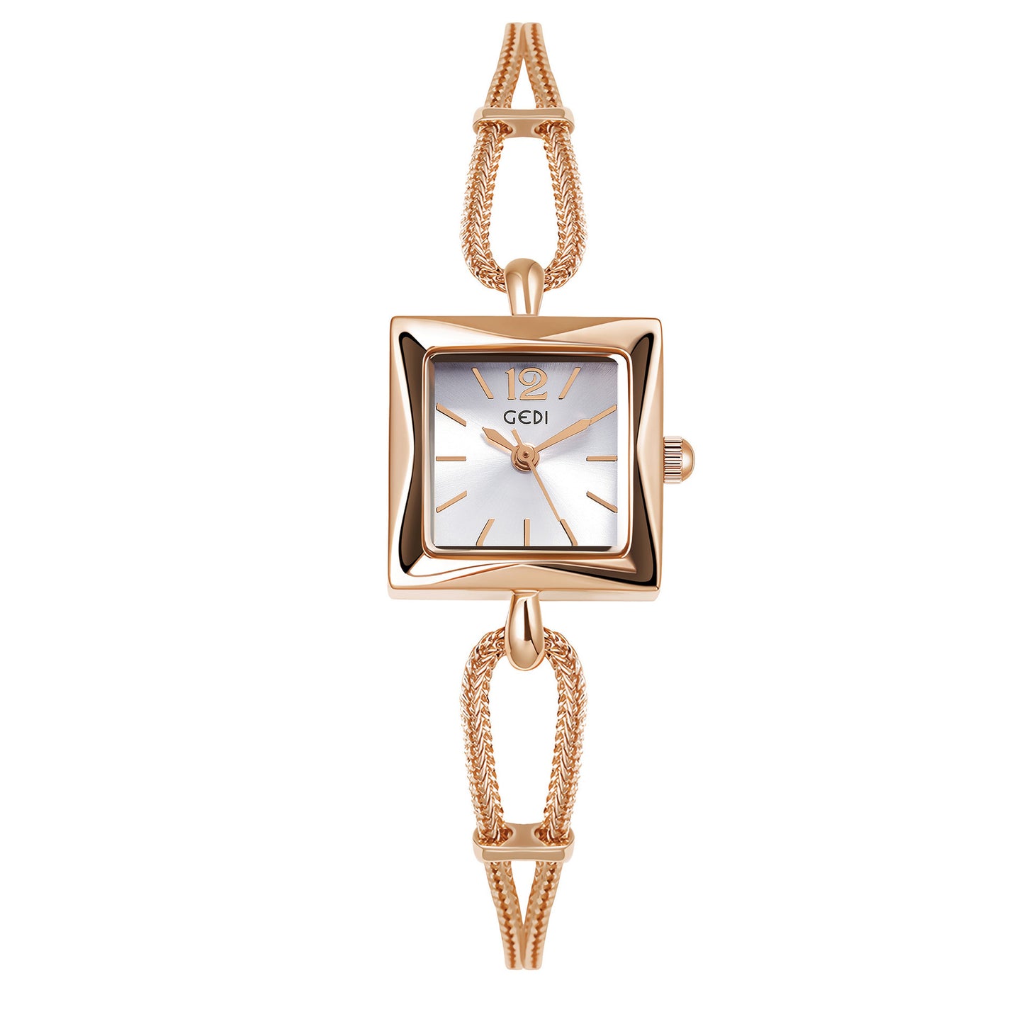 Montre-Bracelet en alliage, petite plaque carrée Simple de haute qualité, Style Antique