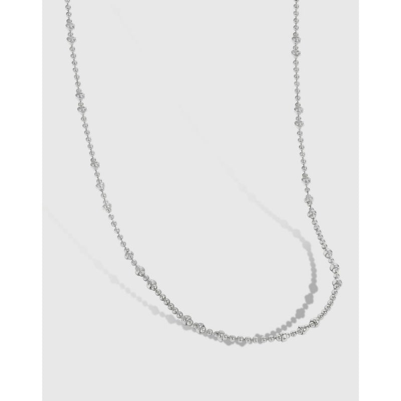 925 Sterling Silver Necklace For Women Choker Fashion Special-interest Design Sense Ornament