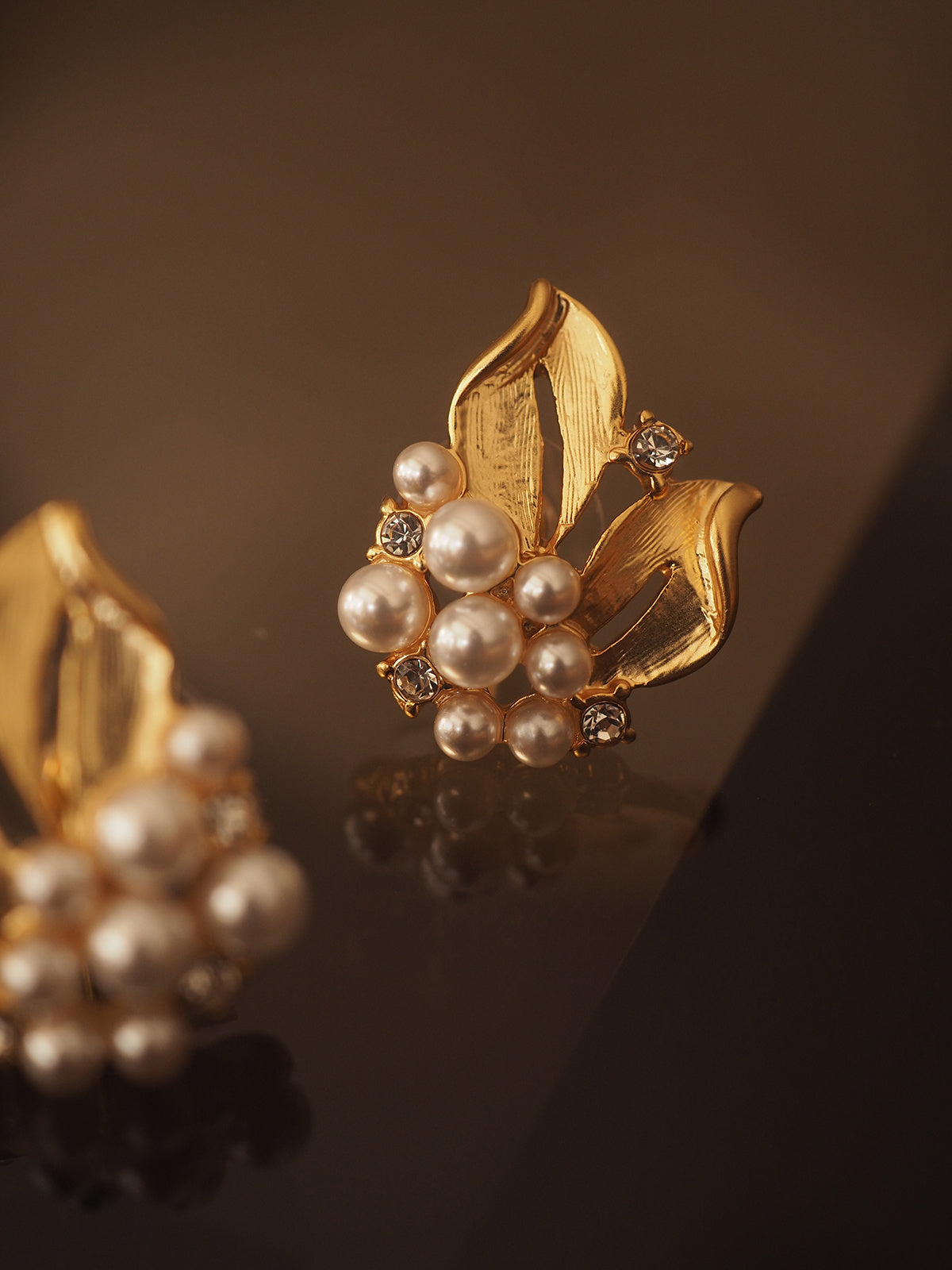 Non-pierced Retro Osmanthus Fragrans Middle-ancient Ear Studs