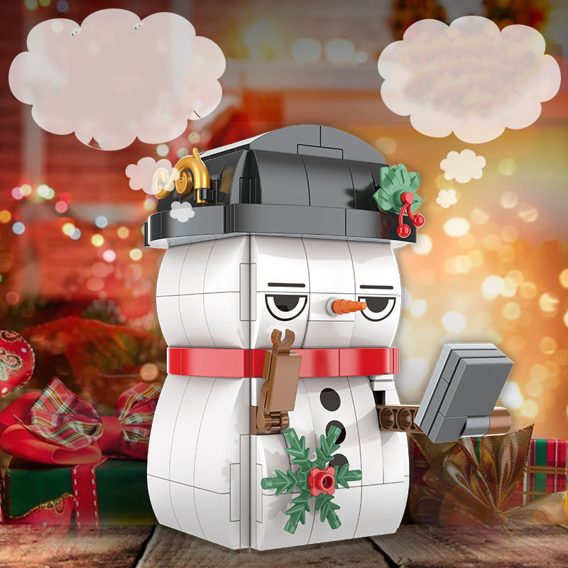 Blocs de construction à monter soi-même, boîte à musique, modèle d'arbre de noël, décoration de bureau, boîte-cadeau pour femmes et enfants, cadeaux du nouvel an