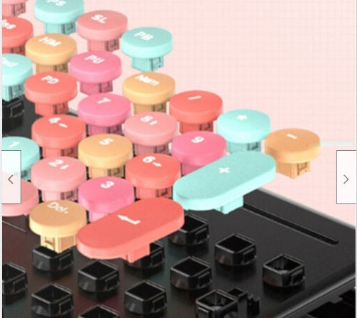 Ensemble clavier et souris manipulateur punk sans fil