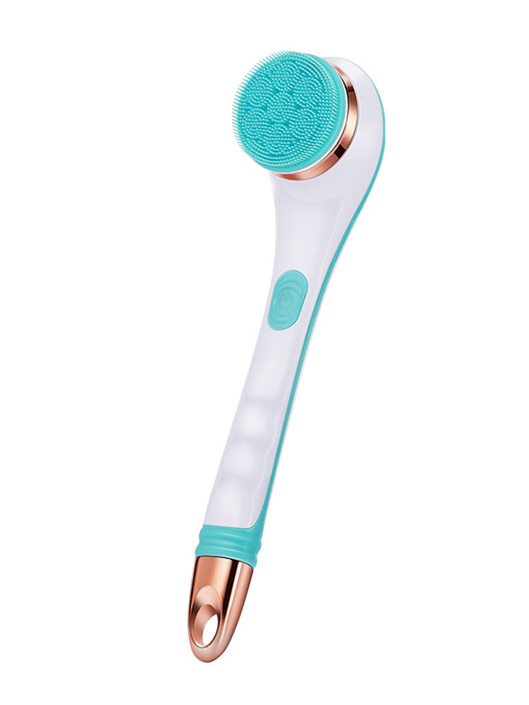 Brosse de bain électrique en Silicone, épurateur de dos, Rechargeable par USB, brosse de douche rotative à 2 vitesses, brosse de nettoyage du corps étanche pour Spa