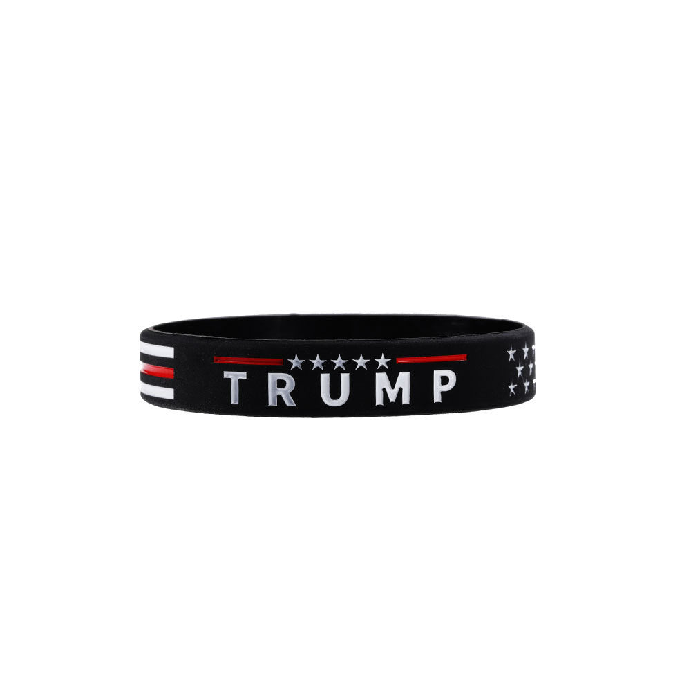 US Presidential Election Silicone Bracelet Fashion Sports Rubber Wrist Strap