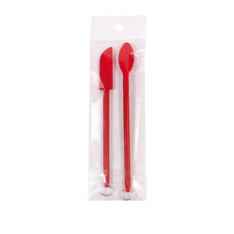 Spatule cosmétique en silicone Mini rétractable étendue