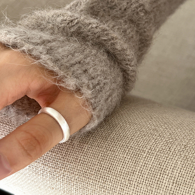 Personality Matte Simple Simple Bracelet Ring