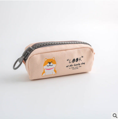 Trousse à crayons créative simple et mignonne en forme d'animal d'angle
