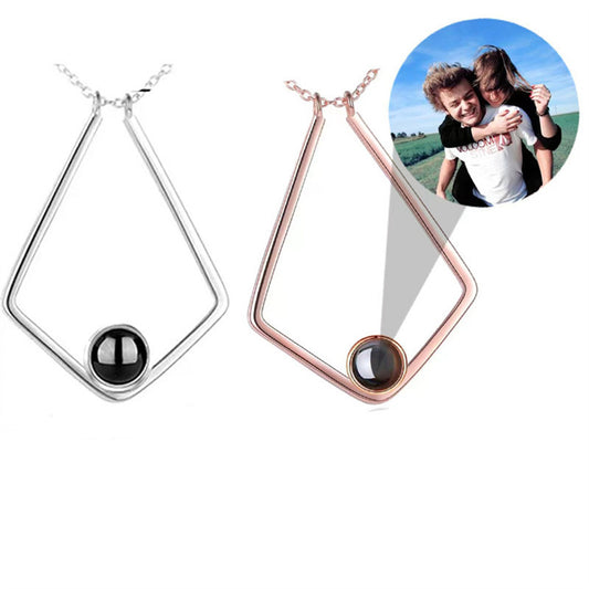 100 Languages Projection Necklace Personality