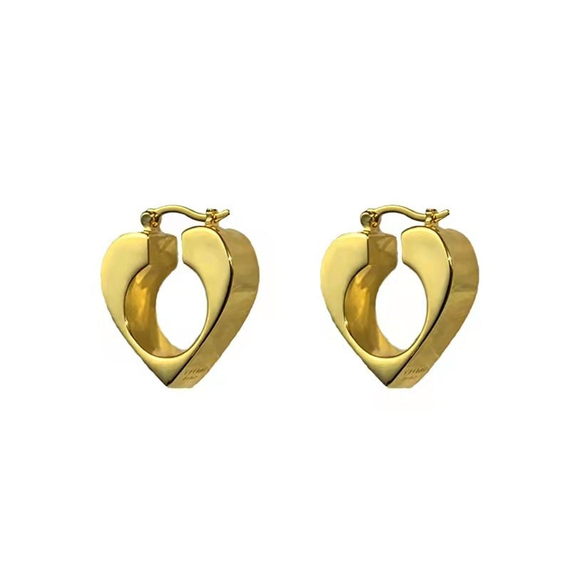Love Metal Retro Elegant High Quality Earrings