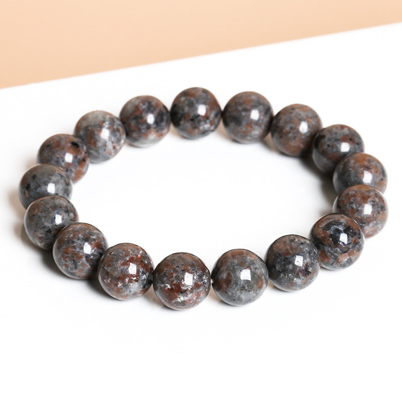Ornement de bracelet en pierre de flamme naturelle