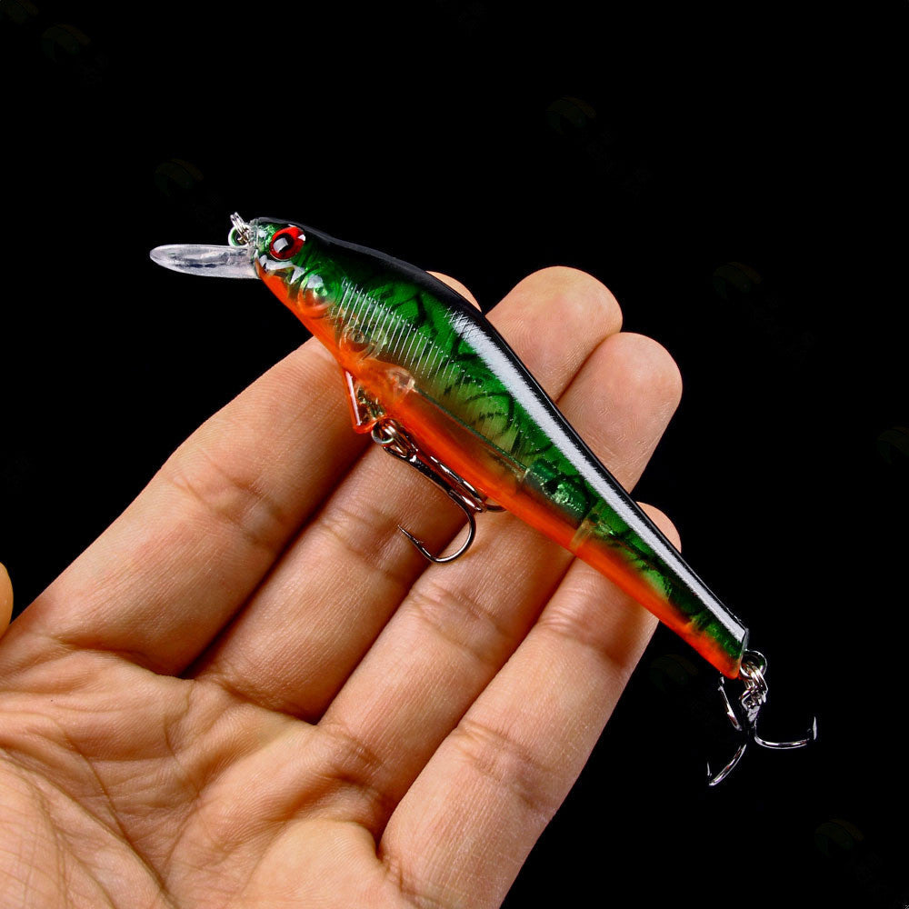 cebo plástico determinado del equipo de pesca portátil del traje 43-piece