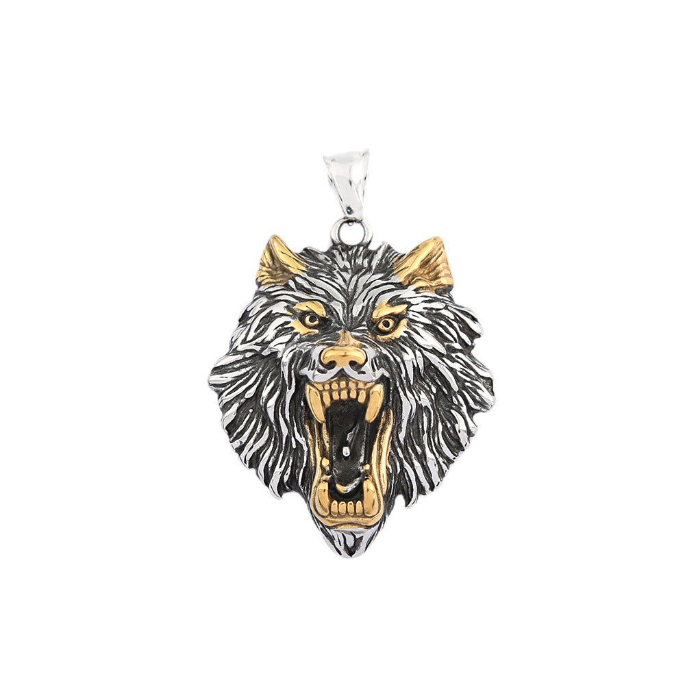 Power Style Personalized Stainless Steel Viking Hip Hop Retro Titanium Steel Men's Necklace