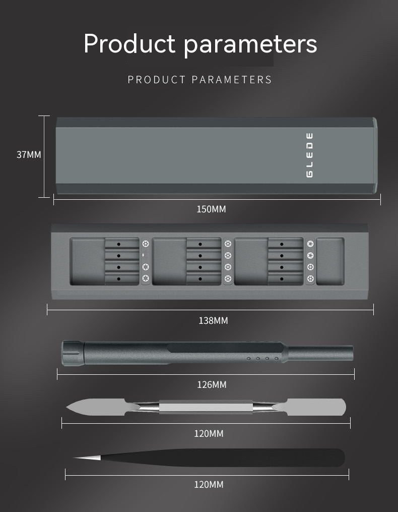 Juego de destornilladores multifunción 44 en 1