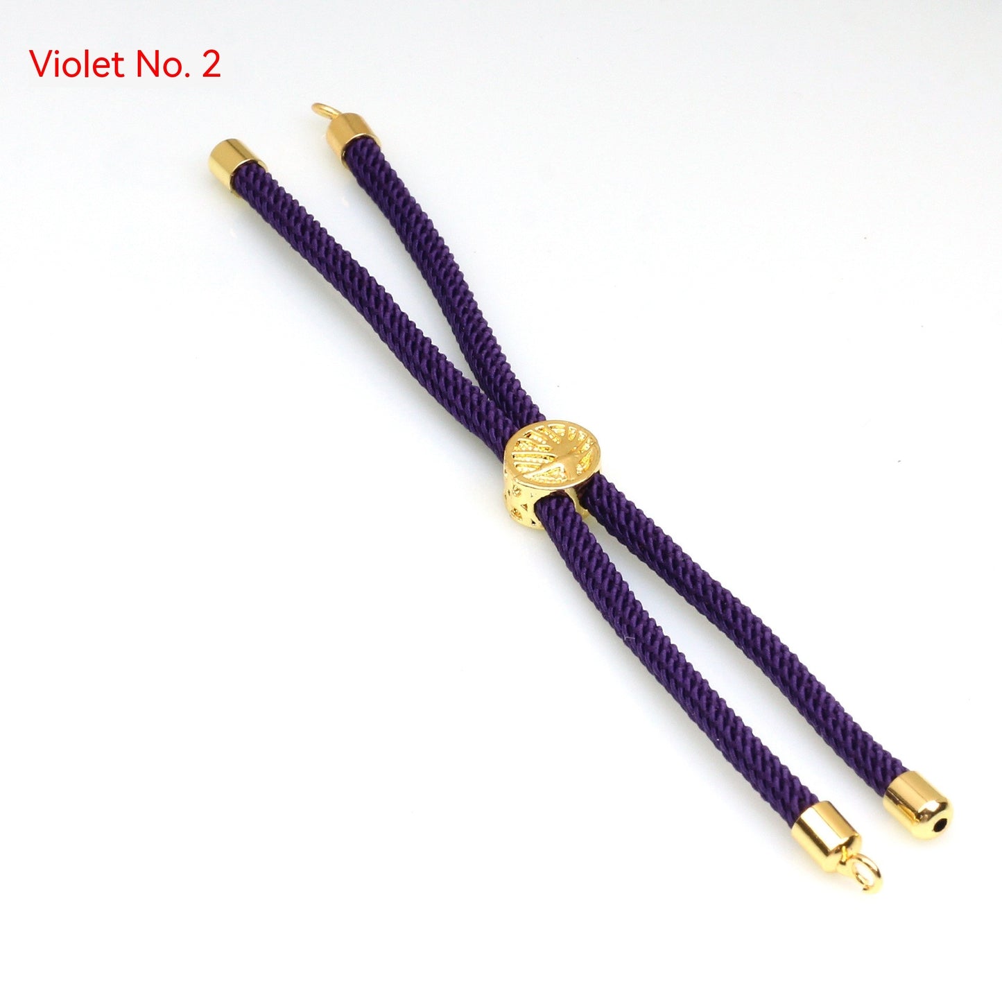 18K Bag Gold Buckle Color Retention 3MM Milan Bracelet Bracelet Adjustable Push-pull Semi-finished Product Accessories