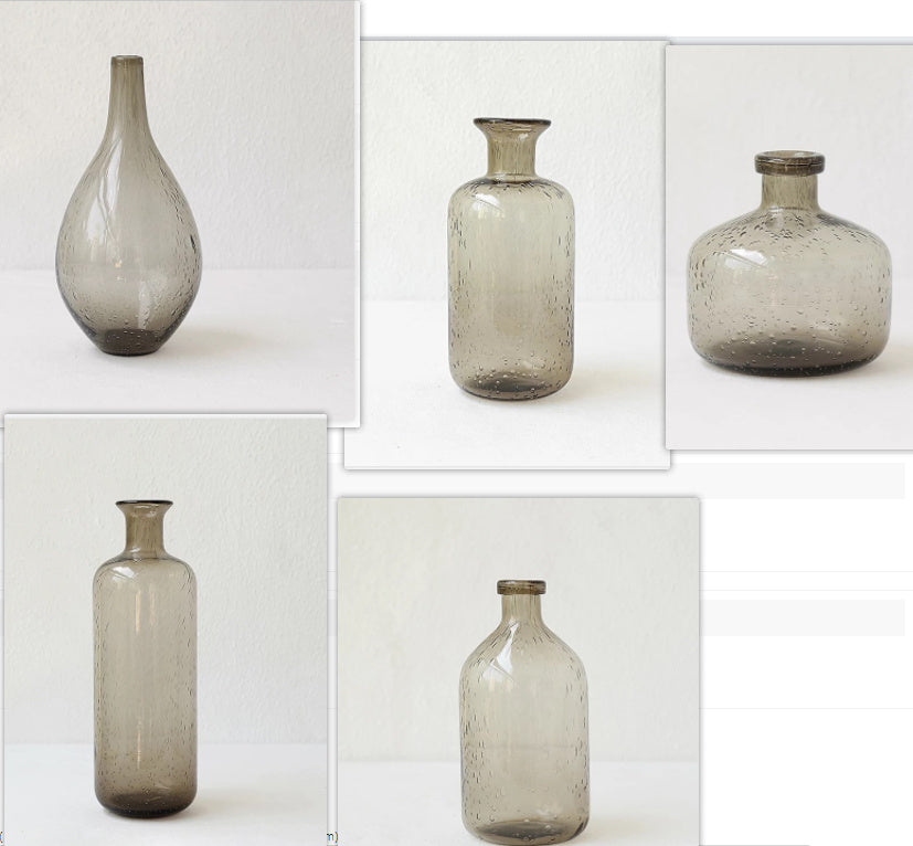 Vase en verre à bulles, décoration de maison, décoration de Vase