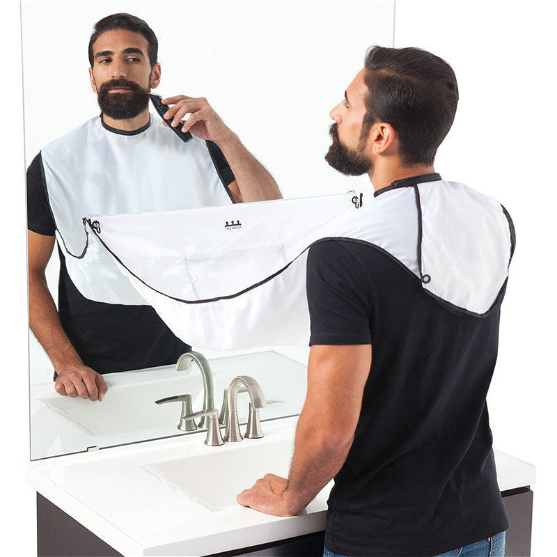 Tablier de rasage Tissu de protection pour façonner la barbe