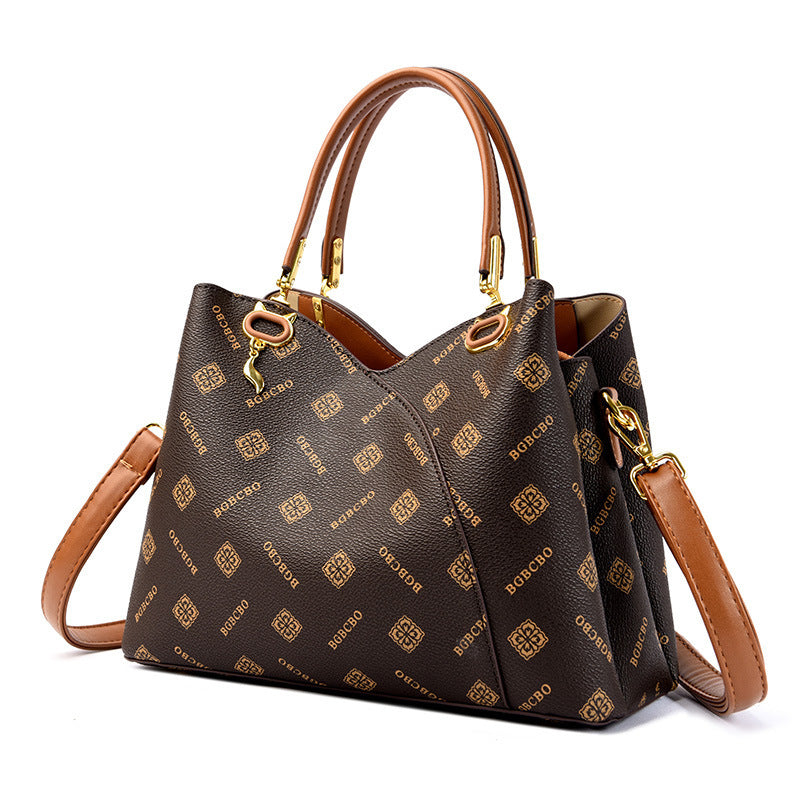 Bandolera de hombro Retro para mujer, bolso grande portátil para ir al trabajo