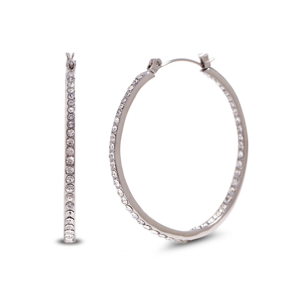 Boucles d'oreilles minimalistes de haute qualité, mode européenne et américaine
