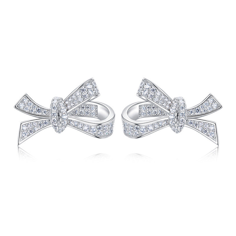 Boucles d'oreilles à nœud, Design de Niche, personnalité à la mode, clou d'oreille