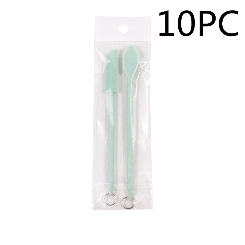 Spatule cosmétique en silicone Mini rétractable étendue