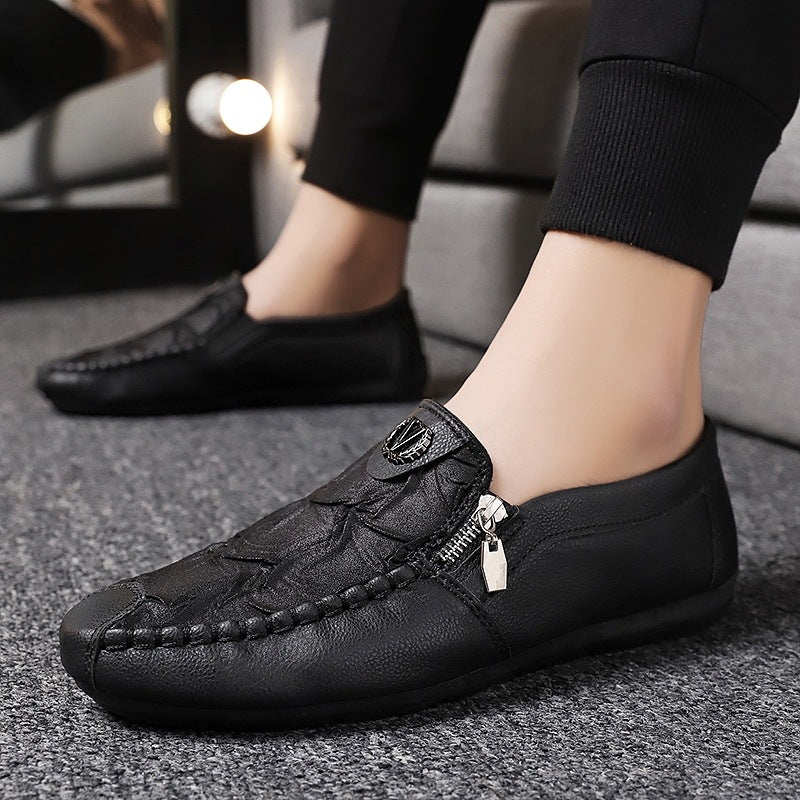 Chaussures paresseuses à enfiler quatre saisons à fond souple rétro