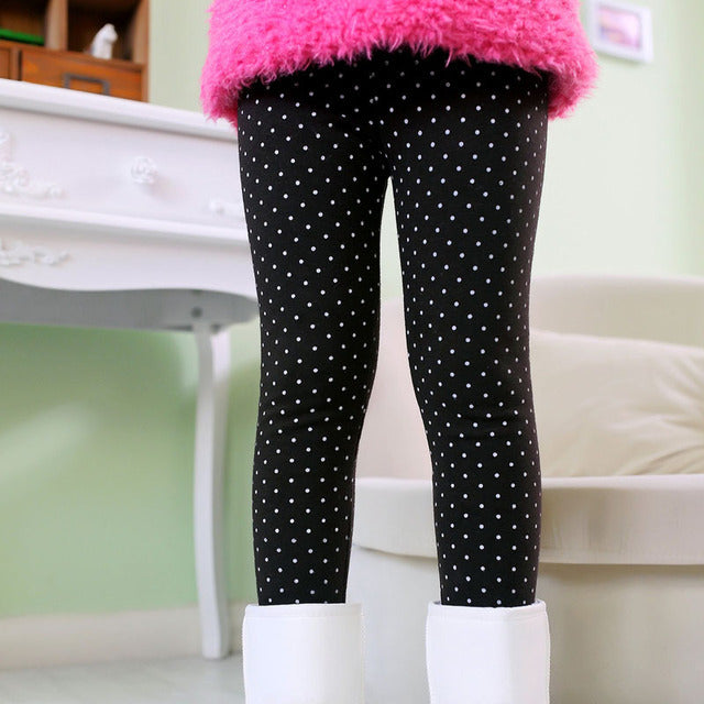 Collants pour bébé automne et hiver pour enfants, fleurs imprimées en couleur