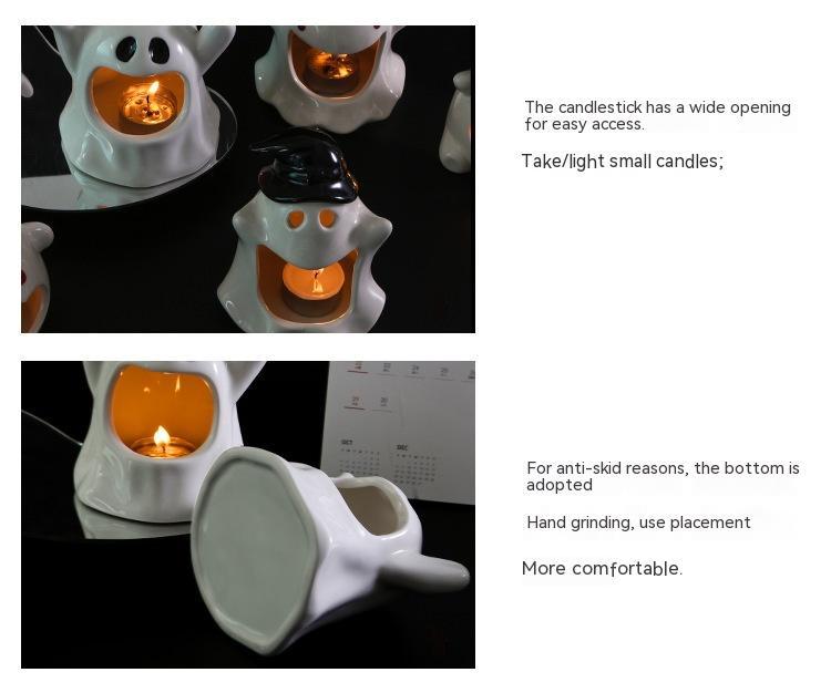 Ornements artisanaux en céramique spéciaux pour le Festival des fantômes d'Halloween