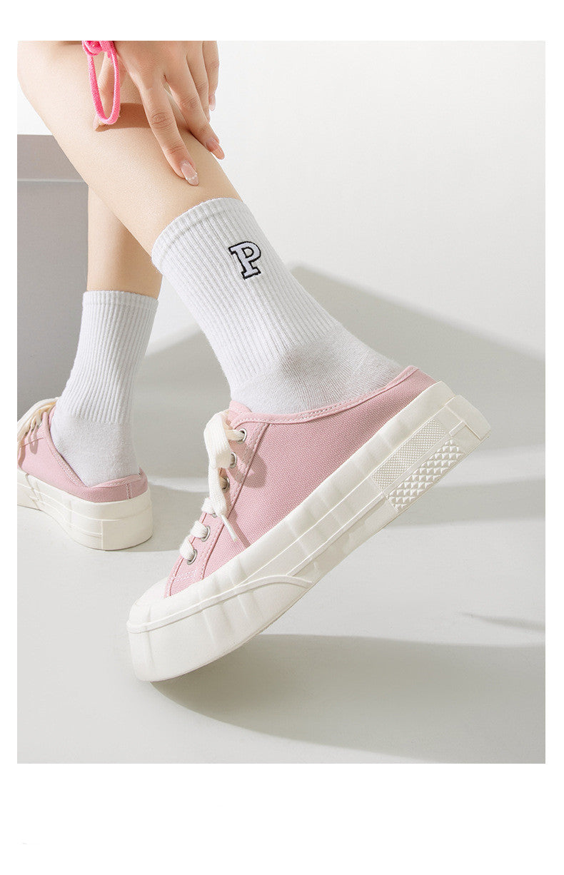 Chaussures en toile personnalisées à la mode pour femmes