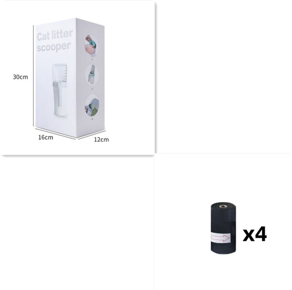 Pelle à litière en plastique pour chat, soins pour animaux de compagnie, pelle à déchets de sable, outil de nettoyage creux