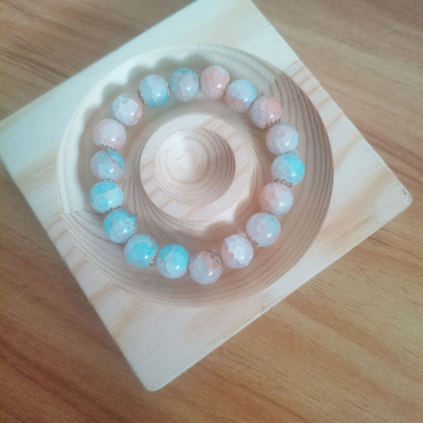Spring Limit Colored Glazing Bead Bracelet