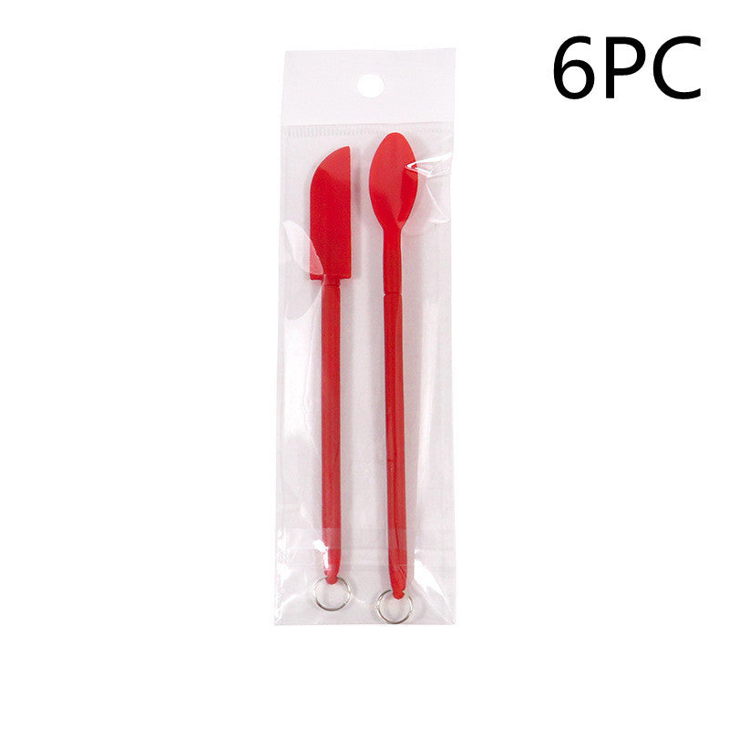 Spatule cosmétique en silicone Mini rétractable étendue