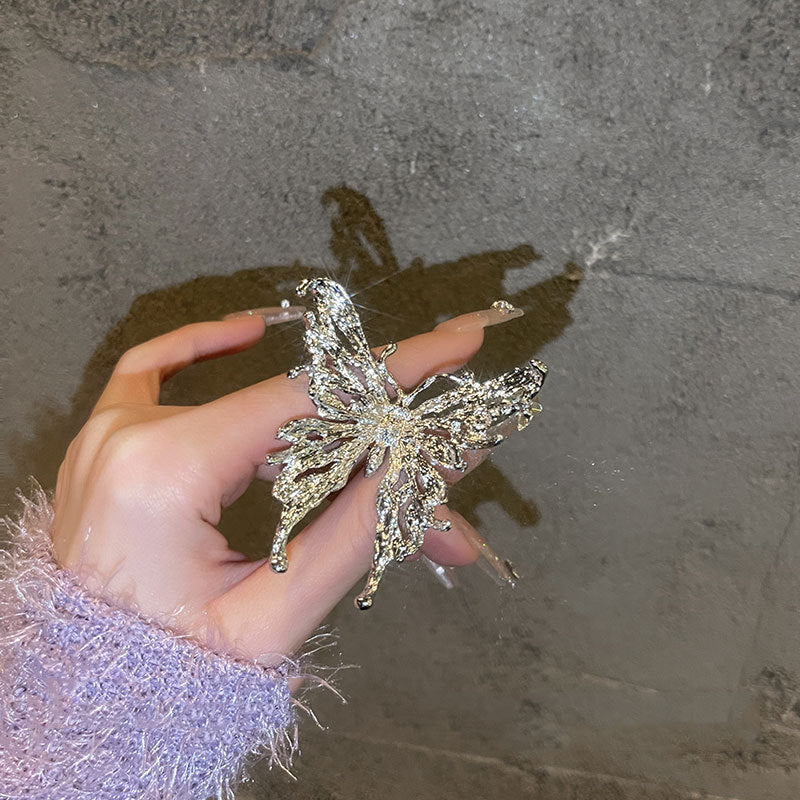 Anillo llamativo Senguang con lazo grande para mujer