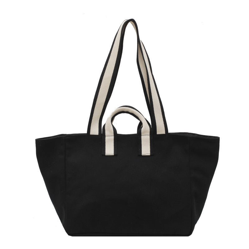 Sac en toile portable imperméable, tendance, simple, grande capacité