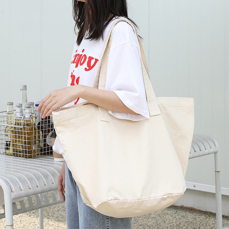Sac en toile artistique décontracté à bandoulière rétro à la mode