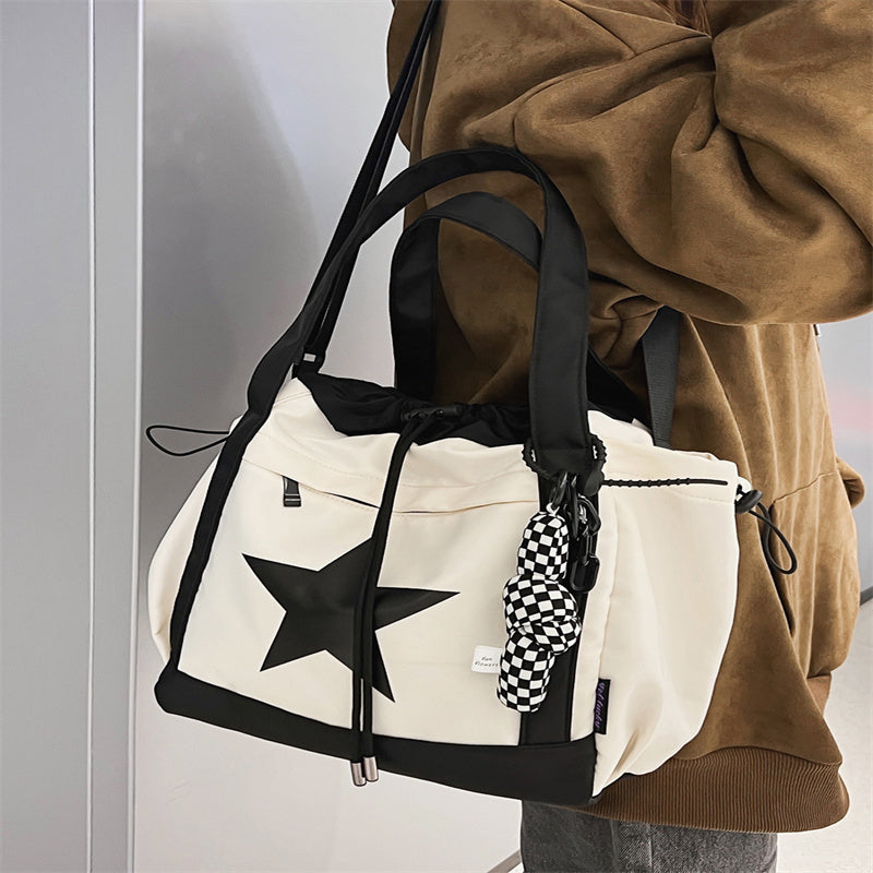 Sac en toile Sac à bandoulière japonais tout assorti