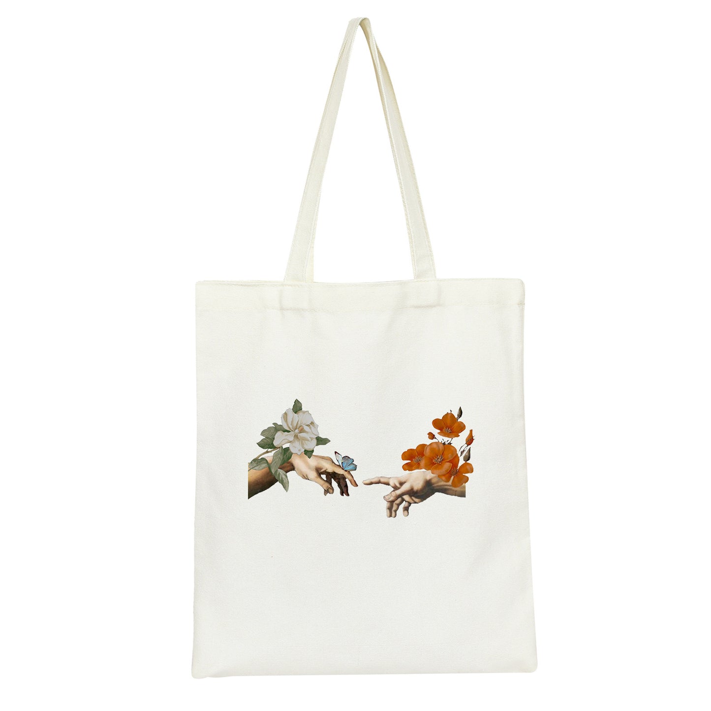 Retro Printed Oil Painting Single Shoulder Canvas Bag
